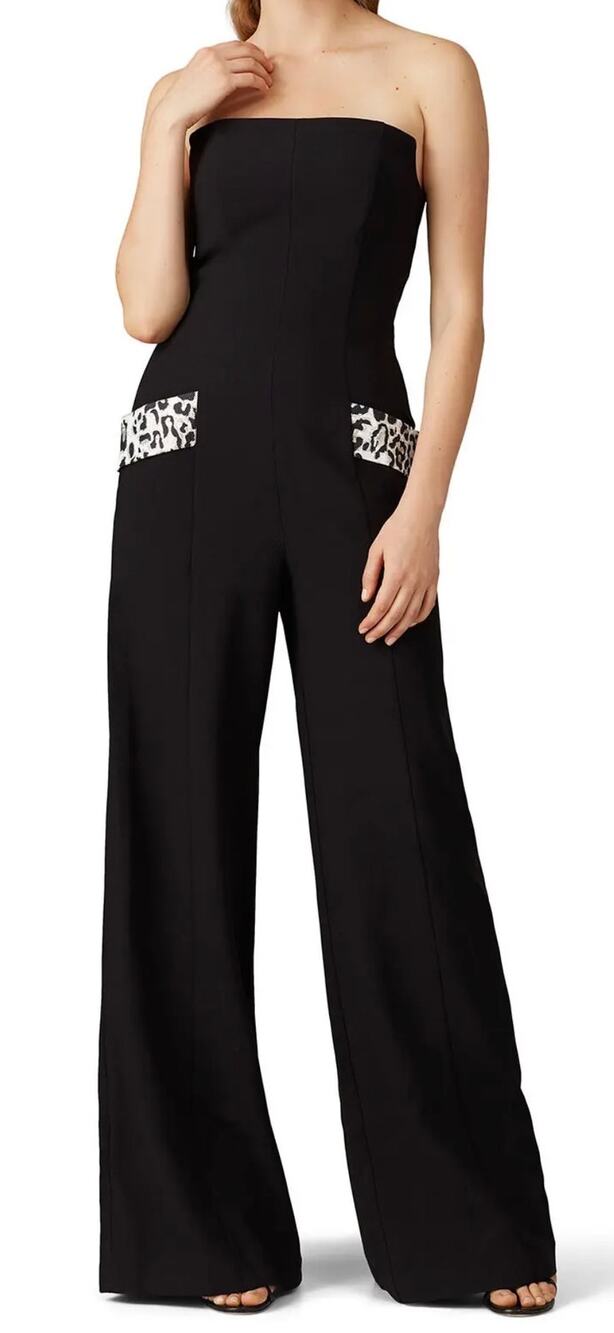 Black Halo Eve Gold Egan Gown 10